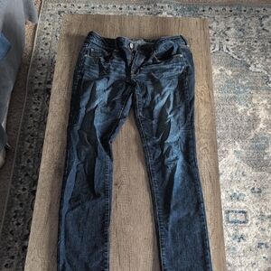 American Eagle Outfitters Dark Blue Skinny Jeans